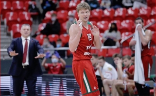 Kuzminskas atvedė "Loko" į ketvirtfinalio pergalę prieš "Chimki"